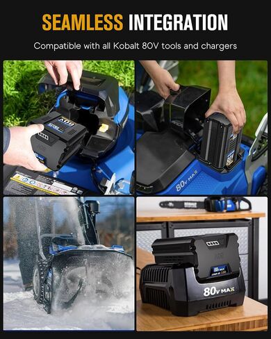 3.5Ah Battery Replacement for Kobalt 80V Battery, 280Wh 1200+ Cycles Li-ion Battery, Fits 25+ Kobalt 80V Power Tools, KB 280-06 80V Max Battery in Kuwait
