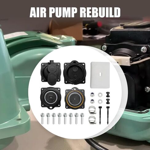 Air Pump Rebuild Complete Kit, Including the Filter and Safety Screw, Replacement for Hiblow Models HP-80 HP-60 in Kuwait
