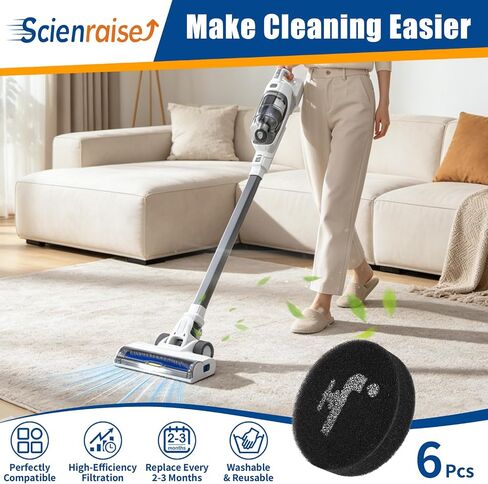 BHFEA420J Filter for BLACK & DECKER 16V/20V BHFEA18D1 BHFEA520J POWERSERIES Cordless Stick Vacuum Cleaner Replacement part # BHFEAF1 in Kuwait