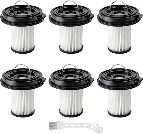 6 Pack Replacement Filter for Bissell Cleanview XR 200W, Cleanview XR Pet 300W, Powerlifter Turbo Cordless Stick Vacuum 3789U 3789X 3789 3797V 3797W 3797, Replace #1638010 in Kuwait