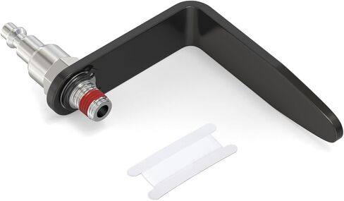 1PCS Pneumatic Tool Rafter Hook Hanger with 3/8" NPT Male, 3/8-Inch High Flow Pneumatic Plugs, L Shaped Hook, Air Tool Organizer Holder, for Air Nailer, Blow Gun in Kuwait