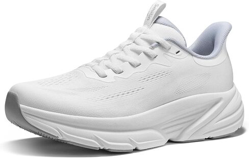 SMILIN Women's Slip On Walking Shoes with Arch Support, Comfortable Lightweight Cushion Sneakers for Standing All Day Work, Non Slip Breathable Running Tennis Shoes Fashion Sneakers for Casual Gym in Kuwait