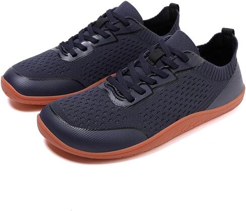 Versatile Minimalist Athletic Shoes for Men Women - Lightweight Solid Color Sports Sneakers for Outdoor Running Fitness and Hiking - Comfortable Breathable Design in Kuwait
