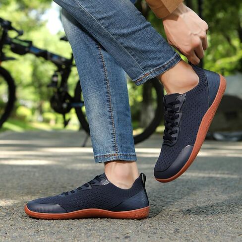 Versatile Minimalist Athletic Shoes for Men Women - Lightweight Solid Color Sports Sneakers for Outdoor Running Fitness and Hiking - Comfortable Breathable Design in Kuwait