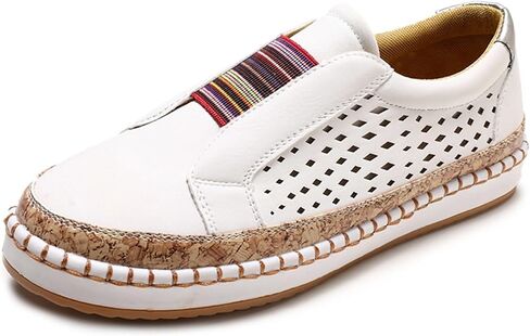 Plus Size Walking Sneakers Shoes For Elderly Women Wide Comfy Arch Support Orthopedic Arthritis Flat Oxfords Shoes in Kuwait