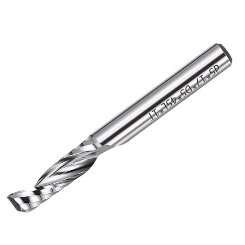 Carbide Upcut Spiral Router Bit, 6mm Shank CNC Router Bits 6mm x 25mm (Cutting Dia x Length) Single Flute End Mill Cutter for Acrylic, PVC, Wood in Kuwait