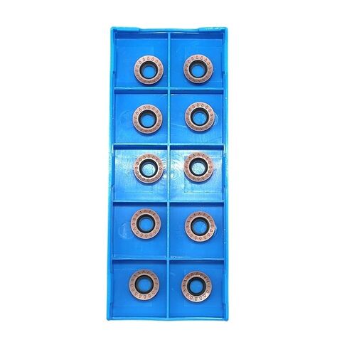Indexable Lathe Carbide Insert 10PCS RPMT10T3MOE 15TF External Turning Tool Hard Alloy Blade Lathe Cuttinig Tools Milling Cutter in Kuwait