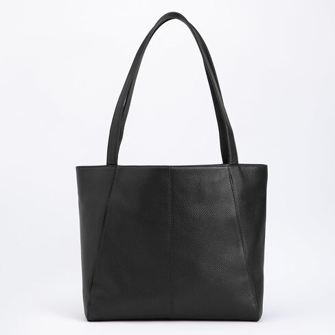 Simple&Opulence Genuine Leather Handbags Tote Bag For Women, Shoulder Bags Shopper Handbag Travel Purse with Compartment in Saudi Arabia