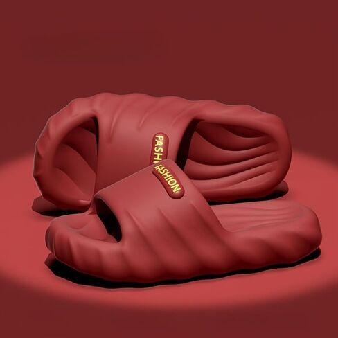 Unisex Cloud Slippers for Women and Men - Super Soft Pillow Slides Thick Sole Non-Slip Shower Sandals in Kuwait