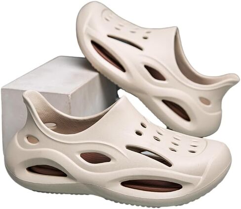 Men Womens Soft Comfortable Sole EVA Sports Sandals, Round Toe Wear Resistance Non Slip Slides, Casual Versatile Outdoor Beach in Kuwait