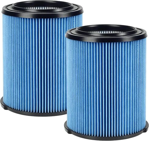 38751 Replacement Filter Fit for Craftsman CMXZVBE38751 Wet Dry Vac Filter for 5 to 20 Gallon shop vacuums, 2 Pack in Kuwait