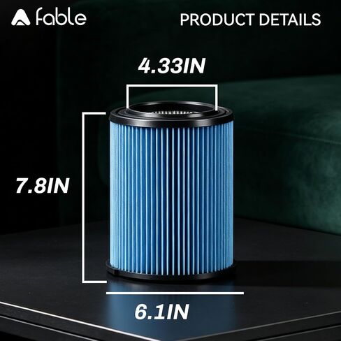 38751 Replacement Filter Fit for Craftsman CMXZVBE38751 Wet Dry Vac Filter for 5 to 20 Gallon shop vacuums, 2 Pack in Kuwait