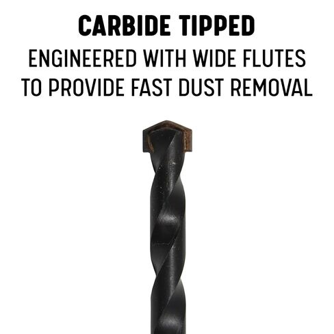 Drill America - DAM6X3/4 3/4" x 6" Carbide Tipped Masonry Drill Bit, Dam Series in Kuwait