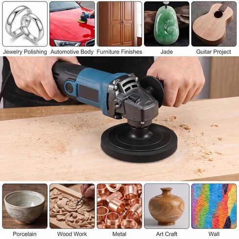 100Pcs 5" 8 Hole Sanding Discs Hook and Loop with Interface Pad | 400/600/800/1000/1500/2000/3000/5000/7000/10000 Grit Wet Dry Sandpaper for Wood Metal Polishing Random Orbital Sander in Kuwait