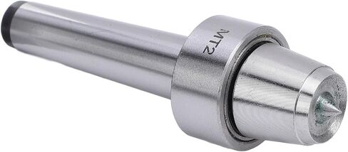 Generic MT2 Live Center Cup and Point, Stainless Steel Lathe Live Center with Ball Bearing for Woodworking Metalworking, Stable and Silent Running in Kuwait
