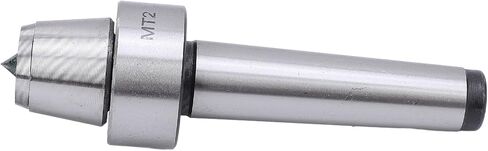 Generic MT2 Live Center Cup and Point, Stainless Steel Lathe Live Center with Ball Bearing for Woodworking Metalworking, Stable and Silent Running in Kuwait