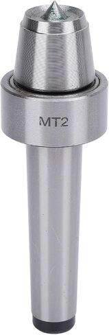 Generic MT2 Live Center Cup and Point, Stainless Steel Lathe Live Center with Ball Bearing for Woodworking Metalworking, Stable and Silent Running in Kuwait