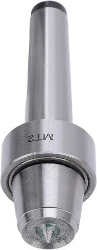 Generic MT2 Live Center Cup and Point, Stainless Steel Lathe Live Center with Ball Bearing for Woodworking Metalworking, Stable and Silent Running in Kuwait