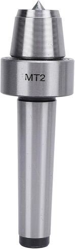 Generic MT2 Live Center Cup and Point, Stainless Steel Lathe Live Center with Ball Bearing for Woodworking Metalworking, Stable and Silent Running in Kuwait