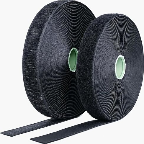1 Inch Wide 33 Ft Long Sew on Hook and Loop Strips Fastening Nylon Fabric Tape Non-Adhesive Back Nylon Strips Fabric Fastener Industrial Strength Interlocking Tape in Saudi Arabia