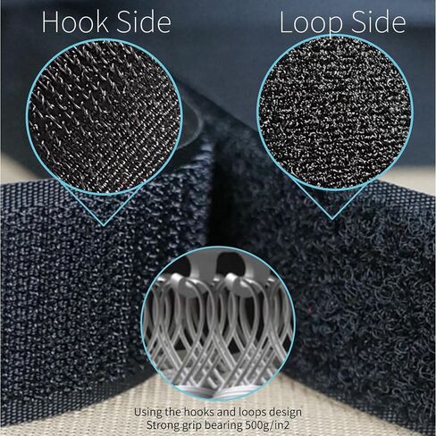 1 Inch Wide 33 Ft Long Sew on Hook and Loop Strips Fastening Nylon Fabric Tape Non-Adhesive Back Nylon Strips Fabric Fastener Industrial Strength Interlocking Tape in Saudi Arabia