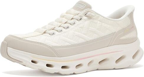 SKECHERS Performance Slip-ins: Go Walk Glide Step 2.0 Cozy Walker | Hands Free Slip-Ins, Cozy Fit Upper, Air-Cooled Goga Mat Insole, Ultra Go Cushioning, Machine Washable, Vegan in Kuwait
