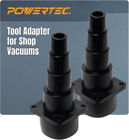 POWERTEC 70121-P2 Tool Adapter for Shop Vac Wet/Dry Vacuums, 2PK in Kuwait