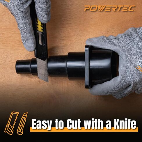 POWERTEC 70121-P2 Tool Adapter for Shop Vac Wet/Dry Vacuums, 2PK in Kuwait