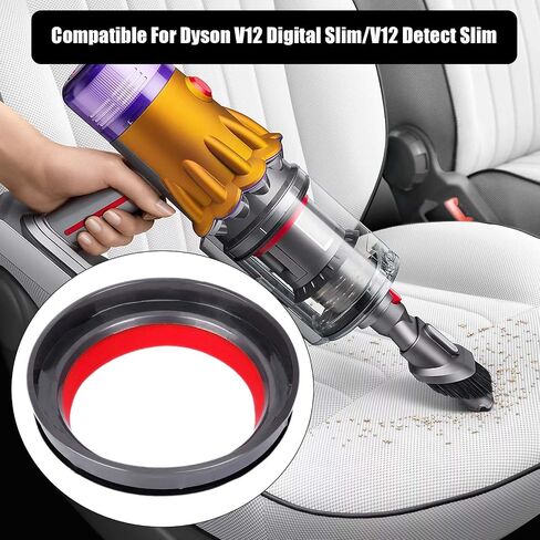 Dust Bin Top Fixed Sealing Ring Replacement Part for Dyson V12 Digital Slim,V12 Detect Slim,V10 Slim,SV18,SV20,SV30 Vacuum Cleaner Accessories, Sealing Ring + T8 Screwdriver in Kuwait