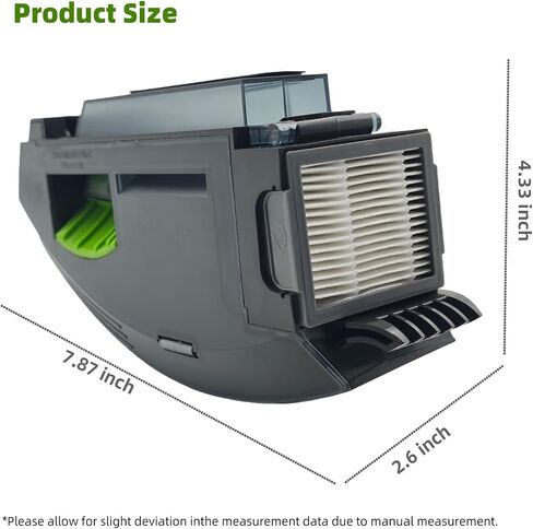 Dust Bin for iRobot Roomba E5 E6 E7 i1 i3 i3+ i4 i6 i6+ i7 i7+ i8 i8+ J7 | Dustbin Box Replacement for iRobot Roomba Vacuum Cleaner with Automatic Dirt Disposal in Kuwait