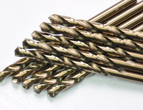 10PCS, 1/2", Cobalt Twist Drill Bits in Kuwait