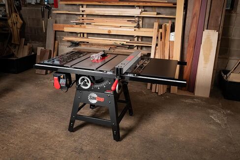 SAWSTOP Contractor Saw 1.75HP, 30" Premium Fence, Rails & Extension Table (CNS175-PFA30) in Kuwait