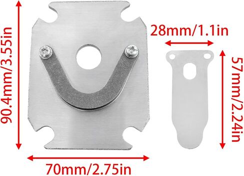 Air Compressor Valve Plate Air Compressor Replacement Parts Central Pneumatic Compressor Parts Central Pneumatic Air Compressor Replacement Parts Silver 1Set in Kuwait