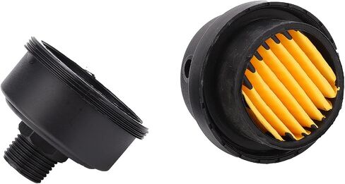 Air Compressor Filter G1 2 Intake Oil Free Muffler for Silent Oil Free Air Compressor, 58mm Outer Diameter, Reduce Noise 30% Keep Dust Out, for Workshop Garage Workstation in Kuwait