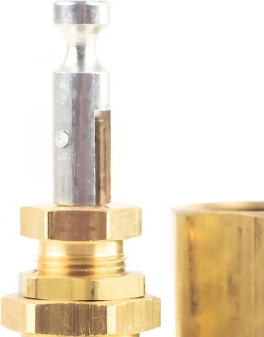 49816283C Pilot Unloader Check Valve T30 Gas Power Compressor | Solid Brass, Throttle Control Valve Port: 1/8" Female NPT, Tank Connection: 1/2" Female NPT, Inlet: 5/8" Inverted Flare in Kuwait