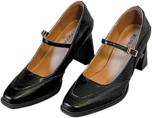 Comfortable Thick-Soled Ladies Mary Jane Shoes - Retro Style, Elegant Appearance, Suitable for Daily Commuting and Formal Occasions. in Kuwait
