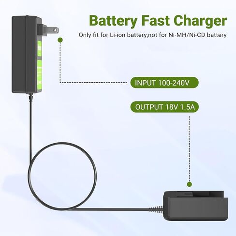 18V Lithium Charger for Metabo 18V Battery 6.25455,6.25457 | 6.25457.00,6.25459,6.25468,6.25469 battery in Kuwait