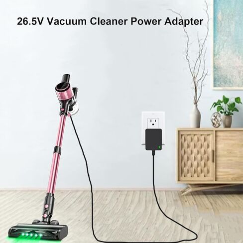 26.5V Charger Replacement for VICEASE A27 22.2V Vacuum | Power Cord Compatible with Honiture Clean P7 Pro 21.6V Cordless Stick Vacuum Cleaner in Kuwait