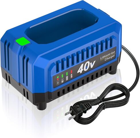 40V Fast Charger Replacement for Kobalt 40V Battery Charger | Compatible for Kobalt 40 Volt Lithium Ion Battery KB240-03 KB640-03 KB240-06 KRC40-06, LED Indicator, Built-in Cooling System in Kuwait