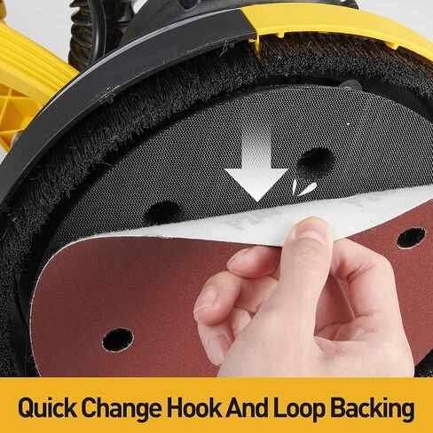 Drywall Sander Sanding Dics, 8-3/8" Hook-and-Loop 6-Hole Sanding Paper, 4 Each of 80 100 120 150 180 240 Grits in Kuwait