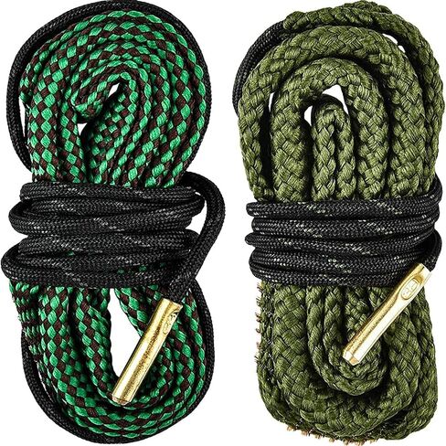 EZshoot Bore Cleaner، منظف مسدسات لـ .223 5.56mm/.22/9mm/.380/12 GA/.30/.308/.44 Cal وغيرها من العيارات الأخرى، منظف تجويف مدمج وقابل لإعادة الاستخدام in Kuwait