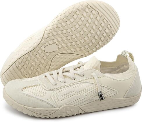 Women's Barefoot Wide Toe Box Shoes Minimalist Zero Drop Slip on Running Casual Sneakers Breathable Walking Lightweight Comfortable Gym Fitness Outdoor Footwear in Kuwait