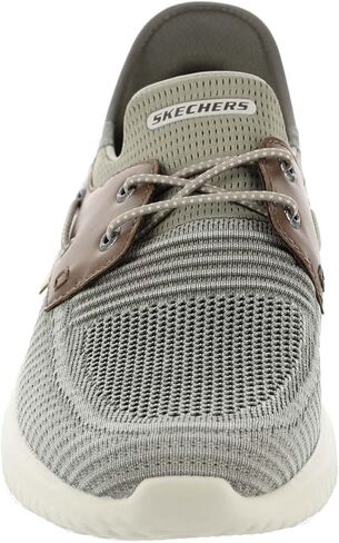 Skechers Men's Slip-ins Delson 3.0 Roth Taupe Brown/Wide / 10 in Kuwait