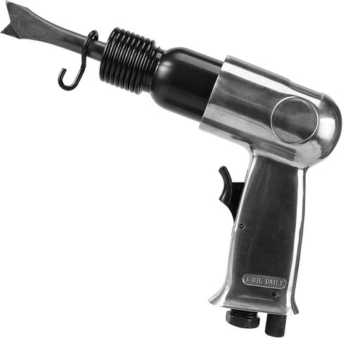 150mm Air Hammer Kit, 4500 BPM Heavy Duty Pneumatic Hammer with 4 Chisels & Quick-Change Retainer Spring, Professional Air Chisel Set for Metal Cutting, Rust Removal and Masonry Work in Kuwait