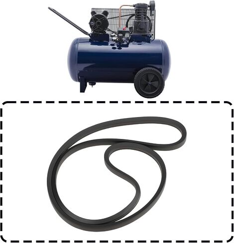 2pcs Air Compressor Drive V Belt 1/2 inch x 5/16 inch x 58 inch BT013100AV TQ310401 Compatible with Campbell Hausfeld in Kuwait