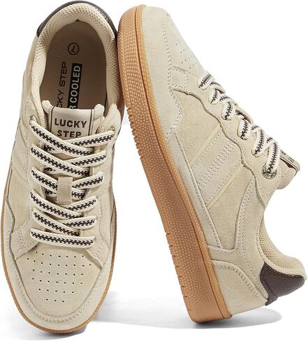 LUCKY STEP Retro Fashion Sneakers for Womens | Non-Slip | Casual Tennis Training Shoes in Kuwait