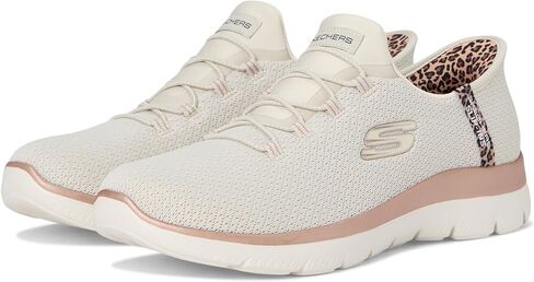 Skechers Womens Summits Leopard Chic Hands Free Slip-ins in Kuwait