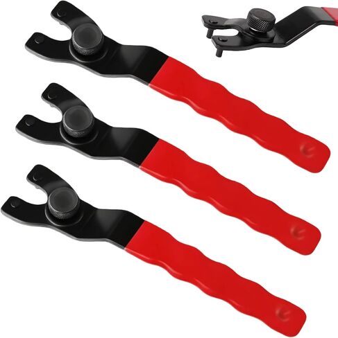 7PCS Angle Grinder Wrench For Milwaukee and 5/8-11 Lock Nut Kit | Fits for DeWalt, Milwaukee, Makita and Ryobi 4.5"/5"/7" grinders for Nut Removal & Disc/Wheel Replacement in Kuwait