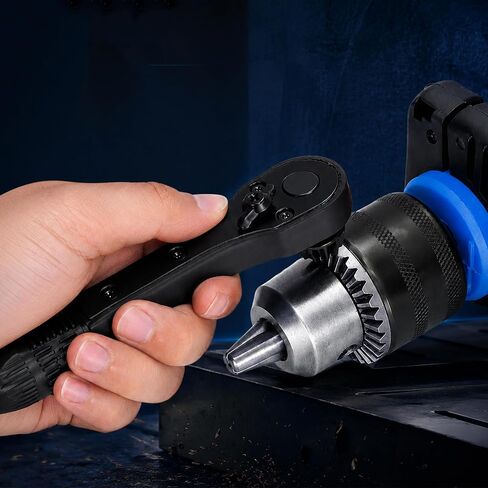 3 in 1 Drill Chuck Ratchet Wrench, Compatible with Most Electric Drills & Drill Presses, Universal Key Chuck Spanner, Double Head Replacement Tool for DIY, Home Repair, Automotive Maintenance in Kuwait