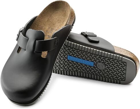Birkenstock Men´s Boston Black Leather Sandals 44 N EU N 060196 in Kuwait